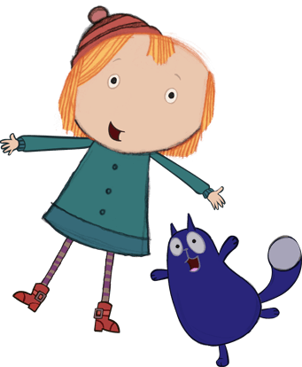 Awesome Intense Background Overview About Peg Cat Pbs - Sarah And Duck Vs Peg Cat (341x414), Png Download