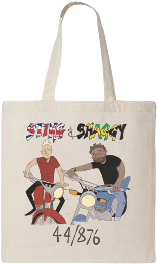 Sting & Shaggy Tote - Tote Bag (600x600), Png Download