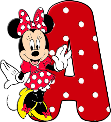 Letras Png, Imprimibles, Etiquetas, Letra J, Abecedario - Minnie Mouse Colors (364x399), Png Download