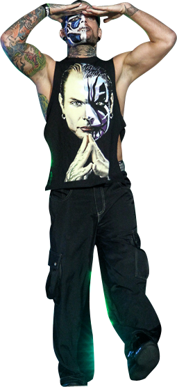 Face - Jeff Hardy Tna T Shirt (255x555), Png Download