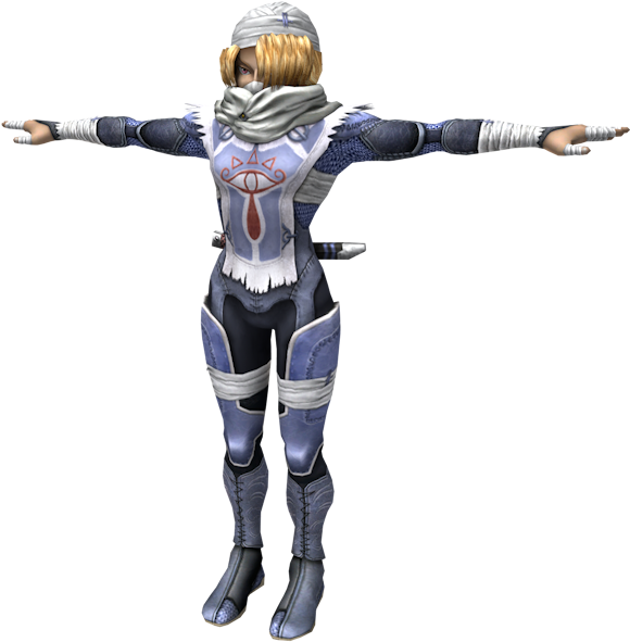 Download Zip Archive - Sheik Smash (750x650), Png Download