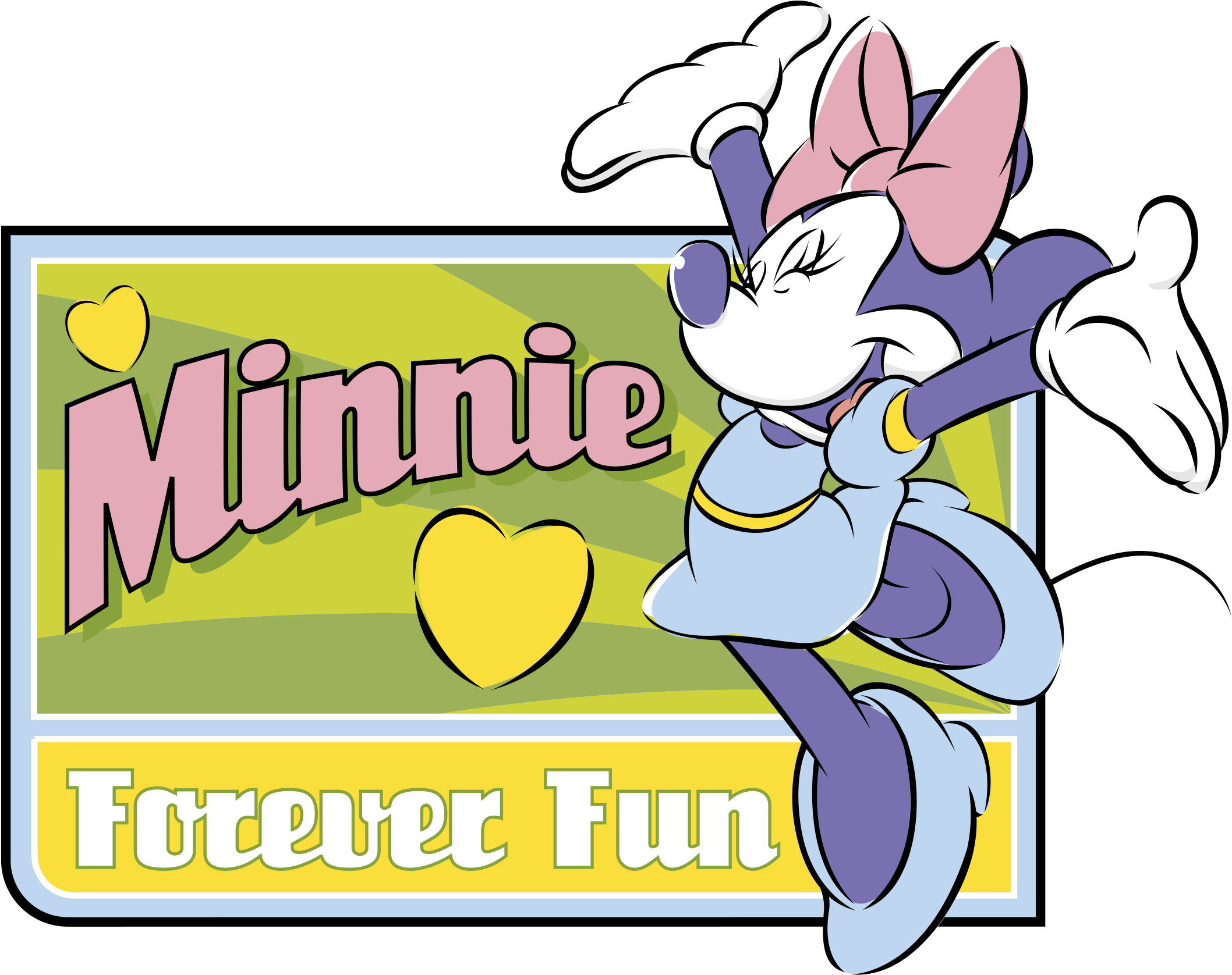 Minnie Mouse Logo Png Transparent - Minnie Mouse (2400x2400), Png Download