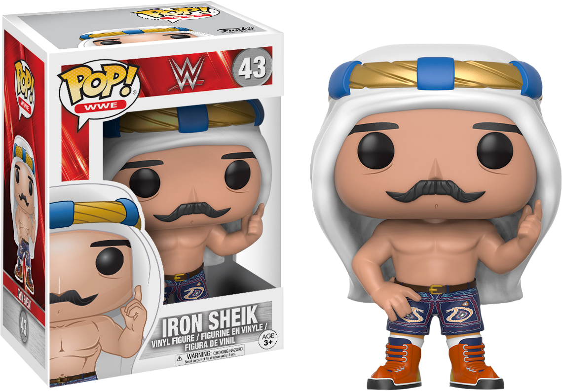 Iron Sheik Pop Vinyl Figure - Iron Sheik Pop Vinyl (1139x793), Png Download