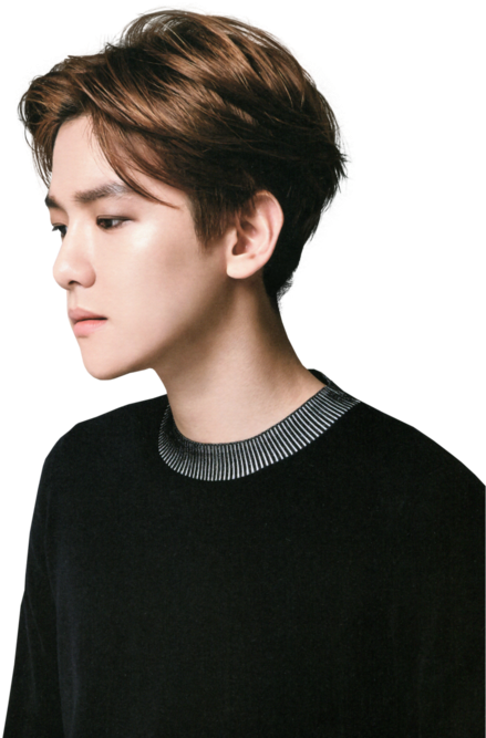Exo, Baekhyun, And Exo-k Image - Black And White Baekhyun Photoshoot (500x690), Png Download