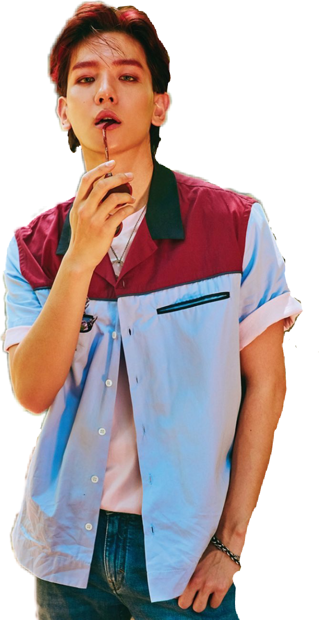 Report Abuse - Exo Baekhyun Baekhyun Sticker Png (642x1246), Png Download