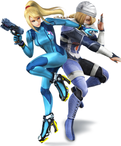 Zero Suit's Paralyzer Would Make It Easy For Sheik - Zero Suit Samus Super Smash Bros Wii U (400x500), Png Download