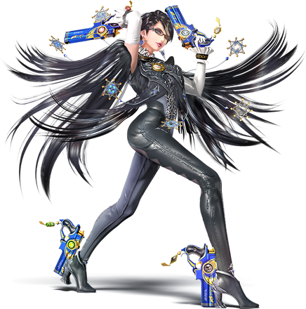 Bayonetta - Bayonetta Smash 4 Render (436x440), Png Download