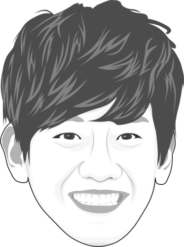 Byun Baekhyun From Exo Caricate Of Byun Baekhyun By - Exo Caricature (373x500), Png Download