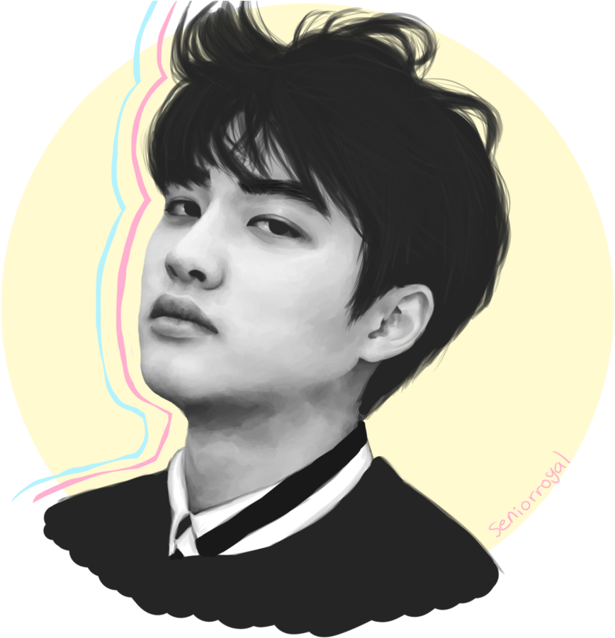 Kyungsoo By Seniorroyal On Deviantart Clipart Royalty - Exo Kyungsoo Png 2016 (886x902), Png Download