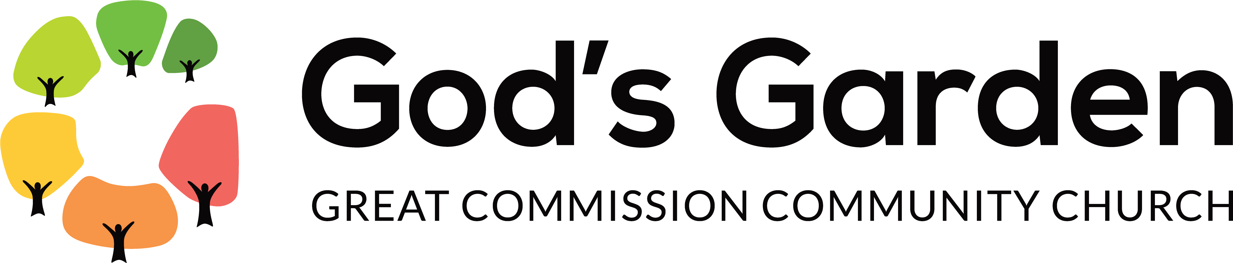 Click Here For God's Garden Info - Great Commission Community Church (5817x1743), Png Download