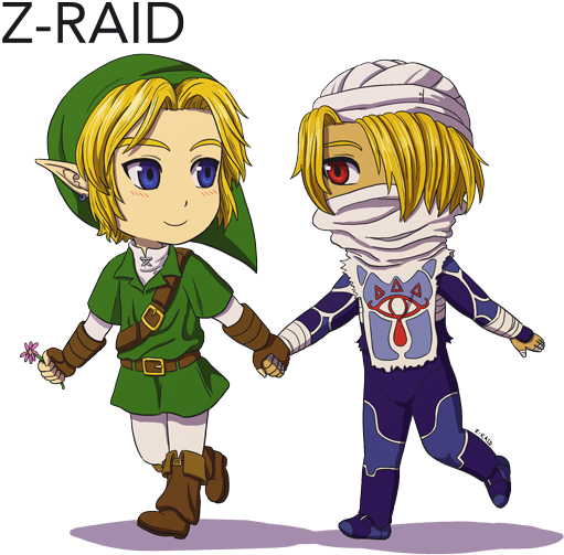The Commissioner Wanted Link And Sheik Doing Something - Imagenes De Link X Sheik (540x540), Png Download