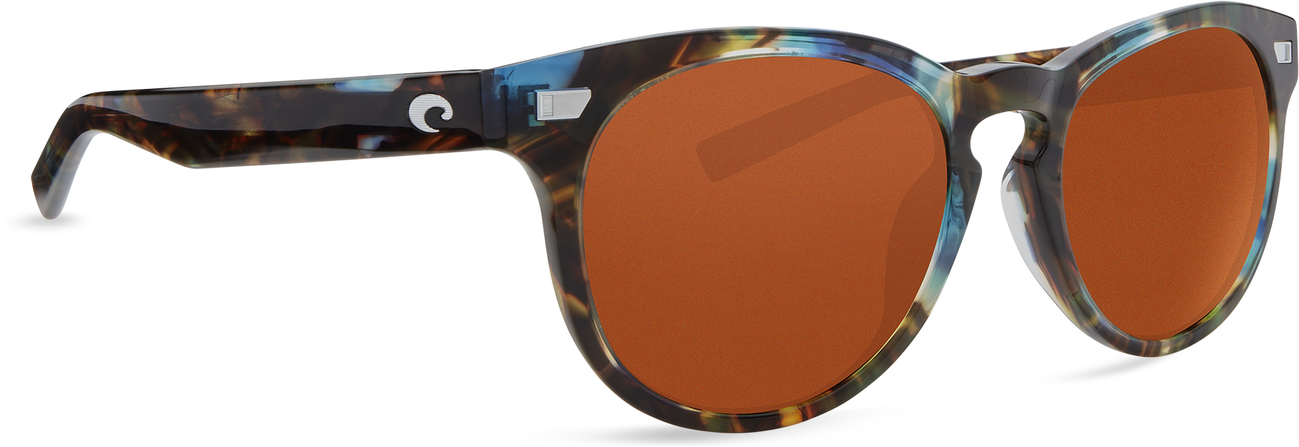 Costa Del Mar Del Mar Sunglasses In Shiny Ocean Tort, - Costa Del Mar (2000x1000), Png Download