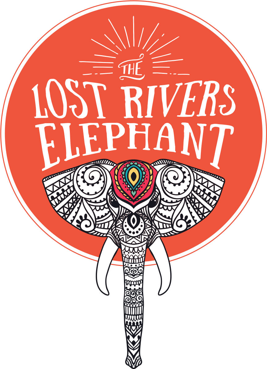 Lostriverselephant Final Logoweb - Lost Rivers Elephant Logo (1000x1248), Png Download