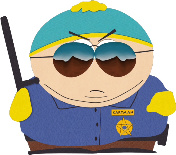Cartman Police (960x540), Png Download