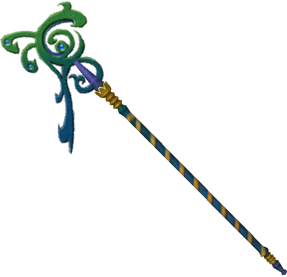 Staff 5 - Final Fantasy X (560x540), Png Download