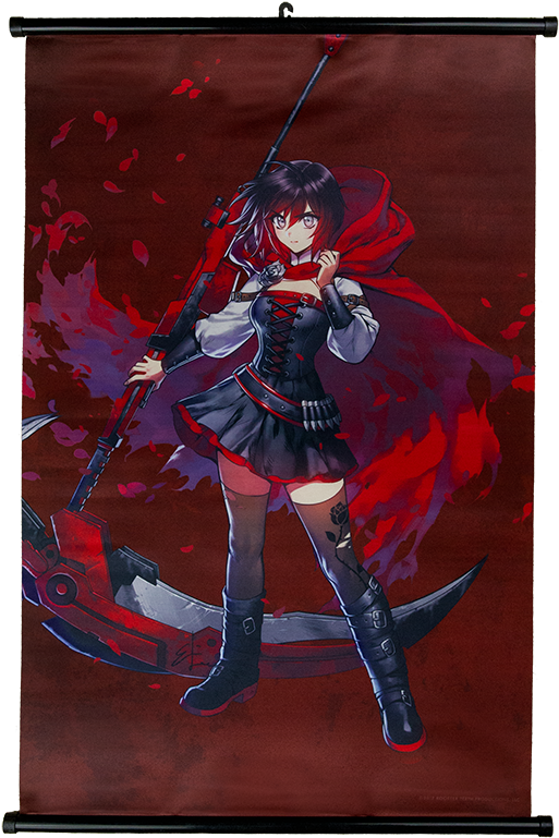 4 Ruby Rose Wall Scroll - Rwby Volume 4 Wall Scrolls (800x800), Png Download