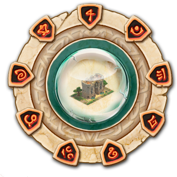 Rune Circle - Portable Network Graphics (361x363), Png Download