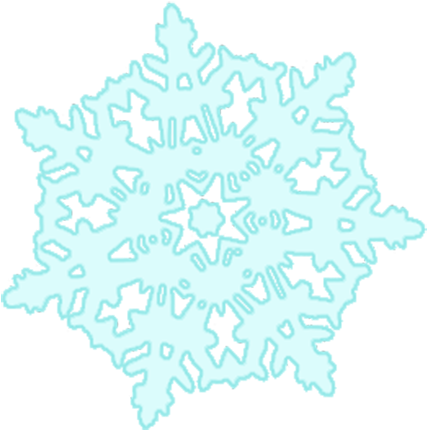 Silver Snowflake Png Winter Clipart - Crochet (472x466), Png Download