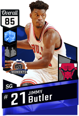 Jimmy Butler Sapphire Card - Dwayne Wade Nba 2k17 (325x475), Png Download