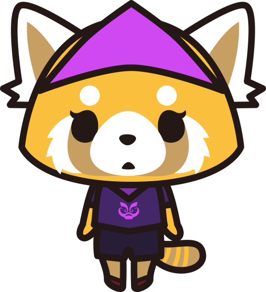 Aggretsuko Red Panda (540x593), Png Download