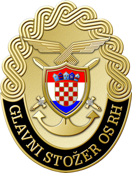 Seal Of Armed General Staff Of The Armed Forces Of - Glavni Stožer Os Rh (458x600), Png Download