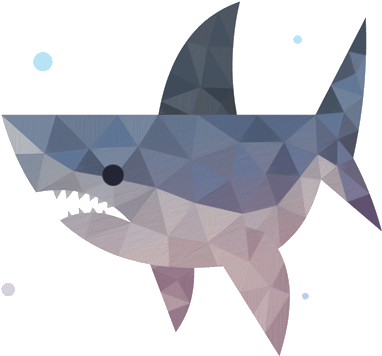Tumblr Transparent Background Theme Download Image - Shark (382x356), Png Download
