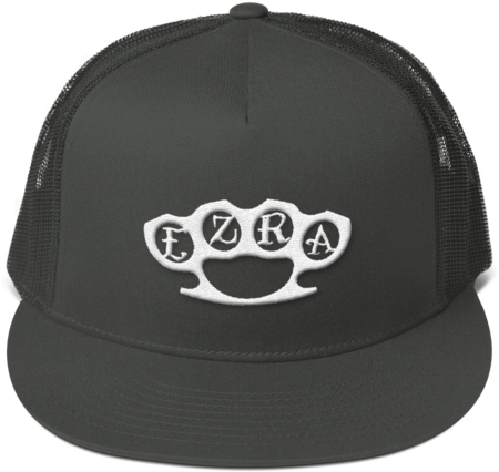 Brass Knuckles Embroidered Trucker - Baseball Cap (480x480), Png Download