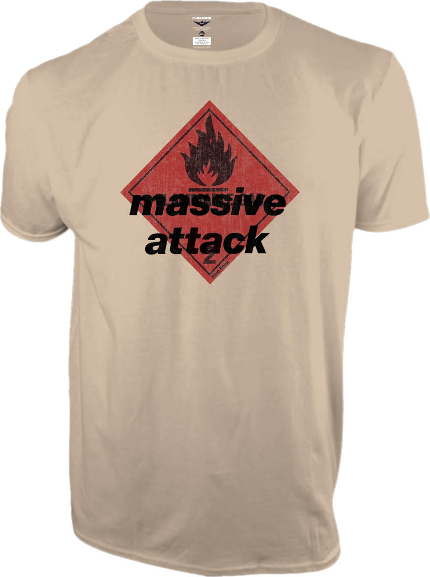 Massive Attack Blue Lines T Shirt -sand - Massive Attack Blue Lines Cover (870x1168), Png Download