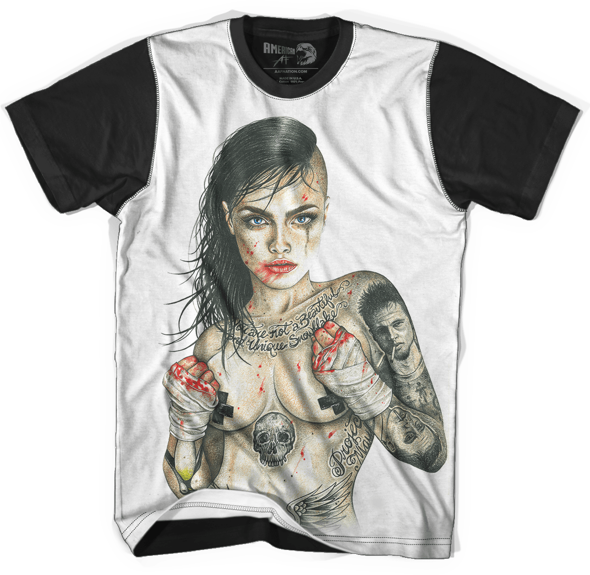 Fight Club Girl Inked - Trump Neverending Story Shirt (1200x1200), Png Download