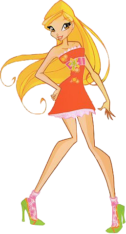 File - Outfits - Season 4 - Stella - City Girl 4 - Stella Winx Club Season 4 (258x479), Png Download