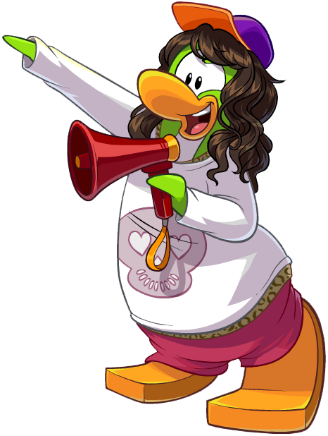 Sunday, 30 August - Club Penguin Girl Png (466x618), Png Download