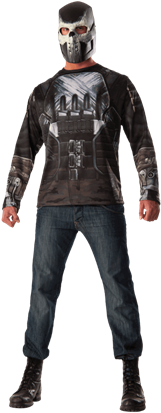 Adult Crossbones Costume Top And Mask - Captain America Civil War Marvel Universe Costume X-large (415x415), Png Download