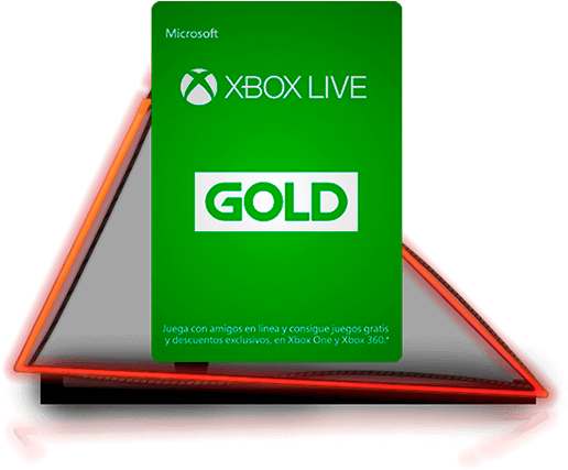 Cartão Xbox Live Gold (567x432), Png Download