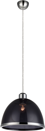 Elegant Retro Hanging Light Black Acrylic Pendulum - 200259 Eglo (500x500), Png Download