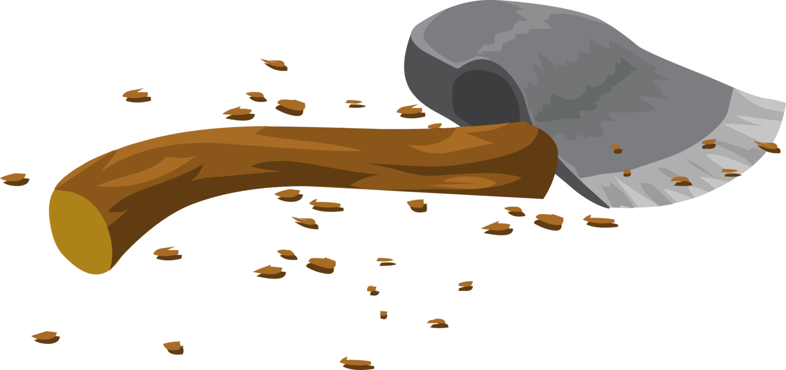 How To Set Use Hatchet Clipart (600x283), Png Download