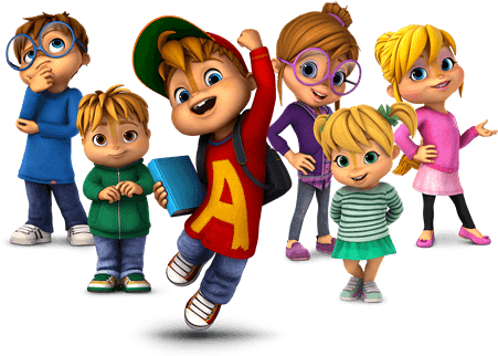Alvinnn And The Chipmunks (450x350), Png Download