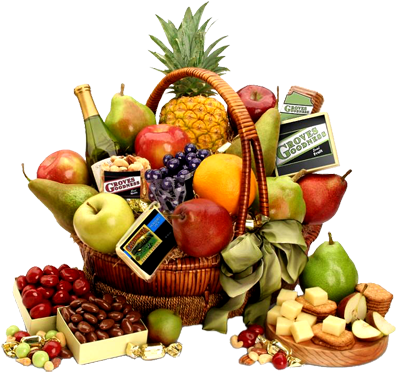 Fruit Orchard Harvest - Harvest Basket (400x400), Png Download