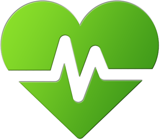 Healthy Icon Png Download - Heart Rate Vector Png (553x553), Png Download