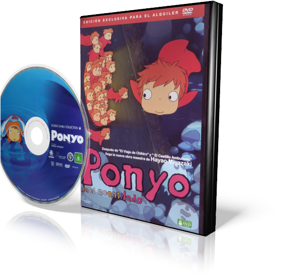 Gb Ponyo Y El Secreto De La Sirenita - Ponyo On The Cliff (600x600), Png Download