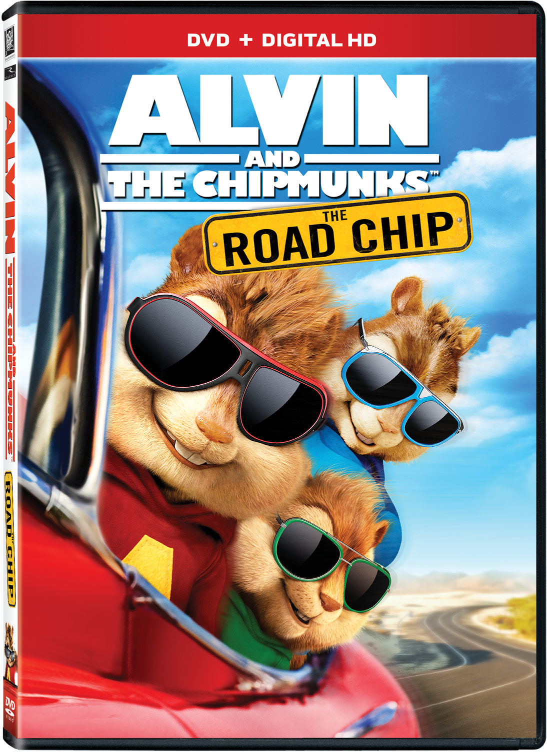 I Grew Up With The Chipmunks And Now They're Back With - Alvin And The Chipmunks The Road Chip Dvd (700x933), Png Download