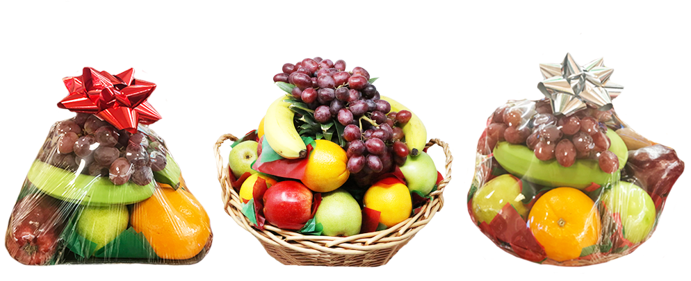 Assorted Fruit Trays - Fruit (1000x449), Png Download