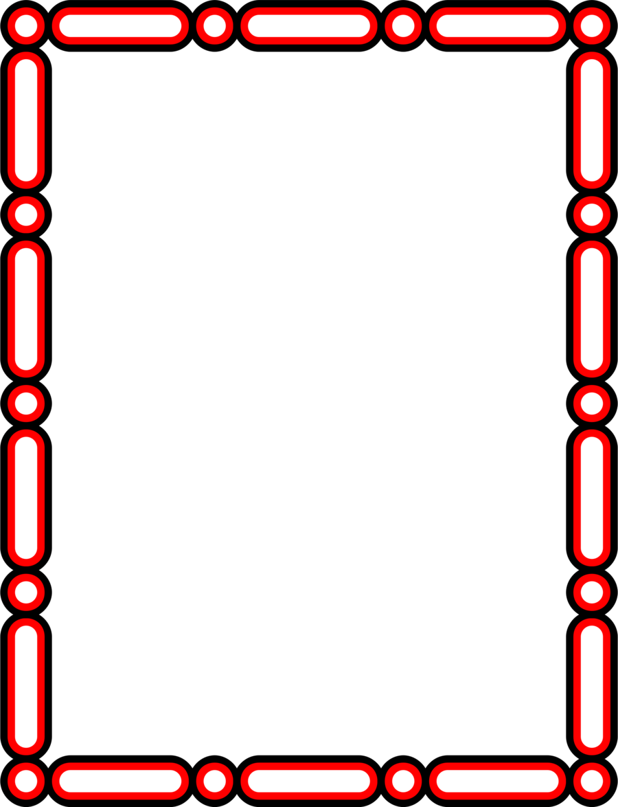 Decorative Arts Clipart Picture Frames Borders And - Borders And Frames (900x1174), Png Download