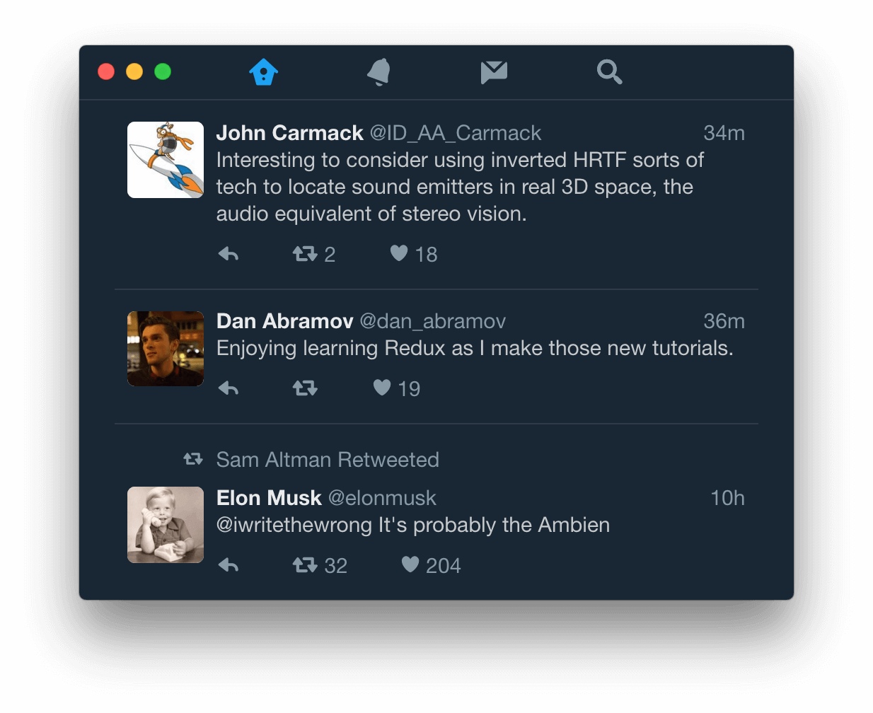 Anatine Twitter Client For Linux - Electron Js Transparent Background (1234x1008), Png Download