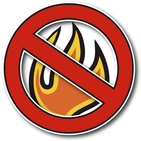 No Campfires Icon - Icon (554x552), Png Download