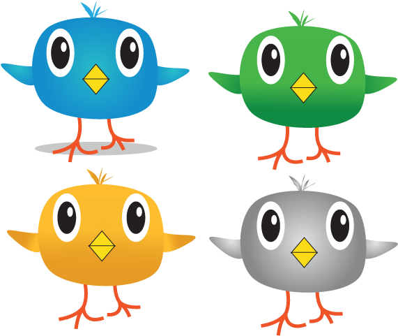 Twitter Icon Pack With Large Eyes - Pirate (590x500), Png Download