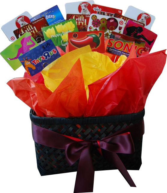 Villages Alzheimers Family Support Walk Gift Baskets - Gift Ideas (556x643), Png Download
