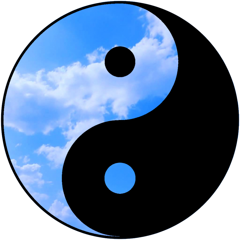 The Meaning Of “bsbd” - Yin Yang Blue Png (810x810), Png Download