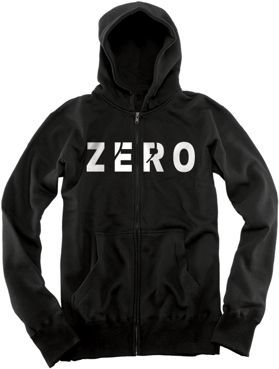 Army Zip Up Hood Black - Zipper (750x750), Png Download