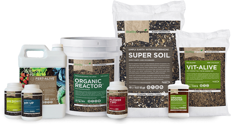 Bluesky Grow System - Blue Sky Organics (972x500), Png Download