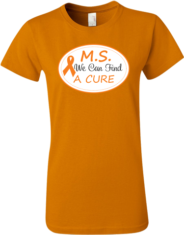 Multiple Sclerosis Women's T-shirt Has Orange Ribbon - Whataburger T Shirts (480x480), Png Download